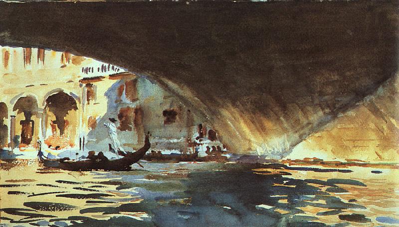 John Singer Sargent Under the Rialto Bridge Germany oil painting art